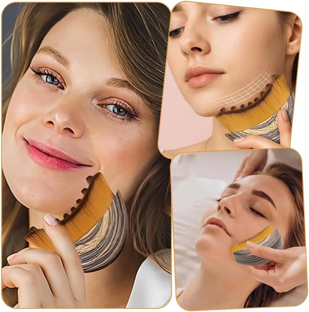 Silk-Drain™️- Pennello Ergonomico per il Contorno Linfatico