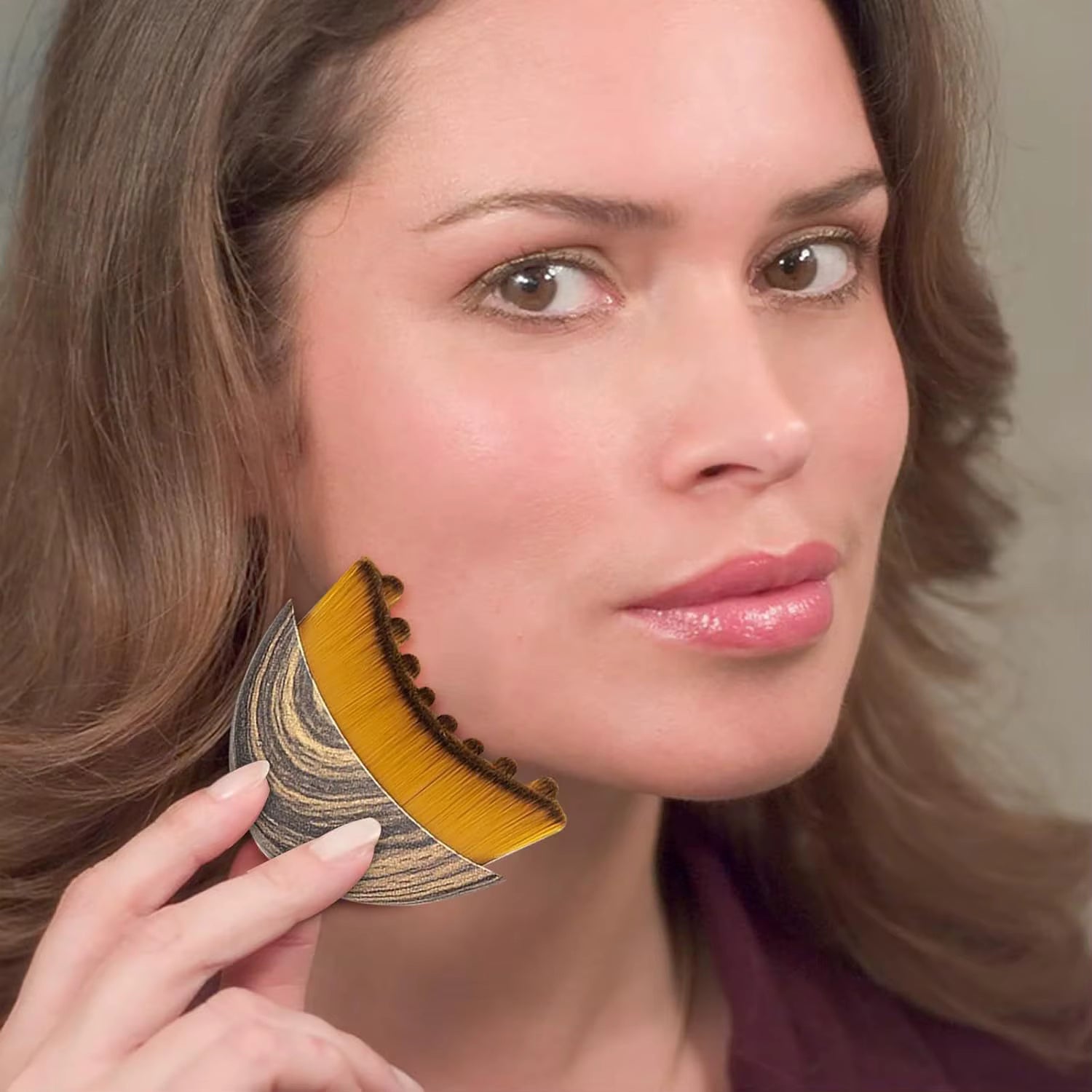 Silk-Drain™️- Pennello Ergonomico per il Contorno Linfatico